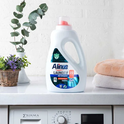 مایع لباسشویی Alinus آلینوس 2700 گرمی GENERAL مناسب شستشوی البسه سفید و رنگی