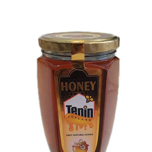 عسل طبیعی تنین شیشه آیی یک کیلو گرمی خالص